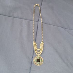 Silver marcasite necklace